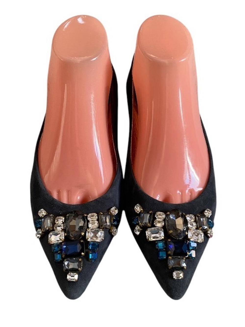 Sanchita suede ballet flats Sz 39.5